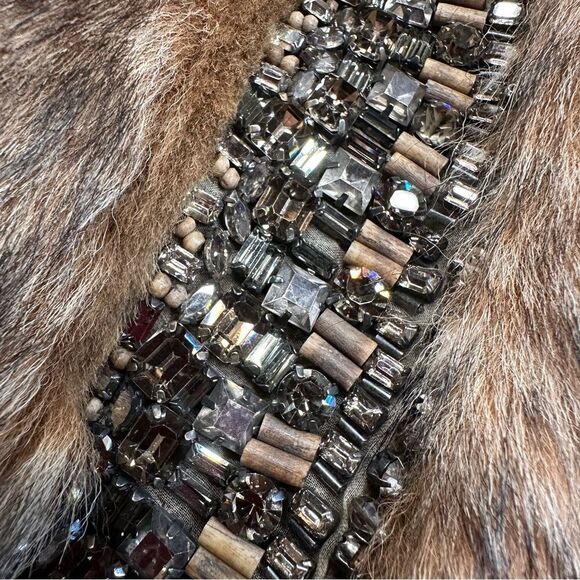 Ralph Lauren Collection * Fall ‘15? Lamb Shearling Embellished Vest - Picture 4 of 17